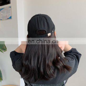 Wholesale Unisex Custom Logo Solid Color Blank Baseball Caps Sunscreen Sun Hat photo-5