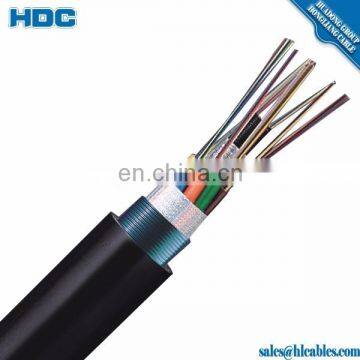 FIRE- A/J-DQ(ZN)BH(SR)H- safety cable central loose tube inner outer sheath steel tape with single/multi-mode