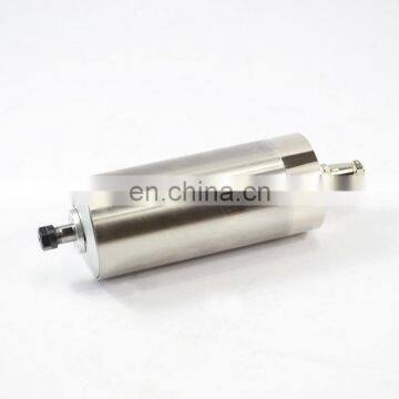 HONGJUN 1.5KW Water Cooled Spindle Motor 80MM 220V ER11 Grind Motor With 3 Bearing photo-3