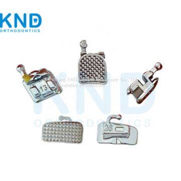 KND ortho good quality Dental materials metal self ligating brackets orthodontics