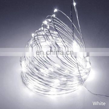 Christmas Decoration micro led copper wire string lights  12V DC Plug 10M 20M