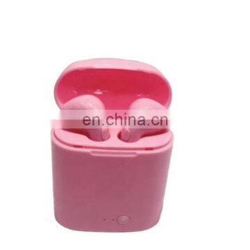 2020 Amazon Top Seller I7s Macaroon Fashion TWS Earbuds Microphone IPX4 SBC Wireless Bluetooth Sport Earphone photo-2