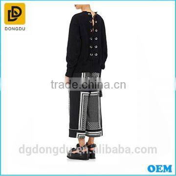 2016 Spring Fashion Wholesale 100% Cotton Long Sleeve Plain Women Blank Hoodies photo-4