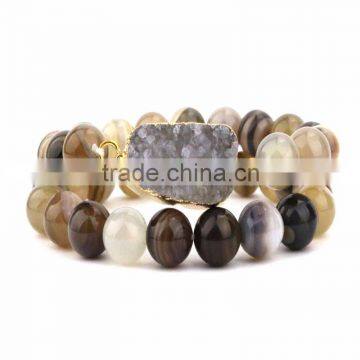 FULL-0332 2016 new bracelet jewelry ,fashion charm bracelet ,Natural sone agate bracelet