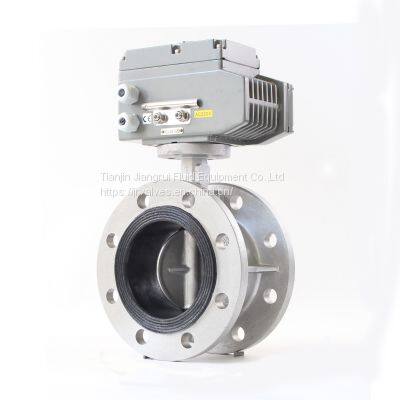 Stainless Steel Flange Electric Actuated Butterfly Valve photo-2