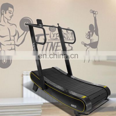 treadmill running machine steel self-powered non-motorized commercial treadmill home use gym equipment slat  treadmill