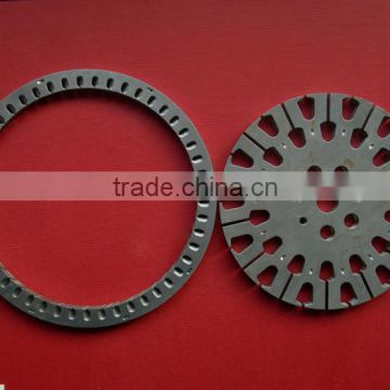 Generator rotor and stator water pump motor lamination core