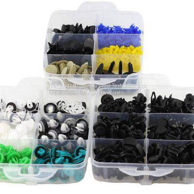 Auto Car Plastic Clips Push Type Rivet Retainer Fastener Bumper Mud Flap Pin Screws