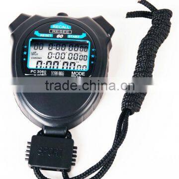 Mini Digital Stopwatch/Split Memory Sport Racing Stop watch