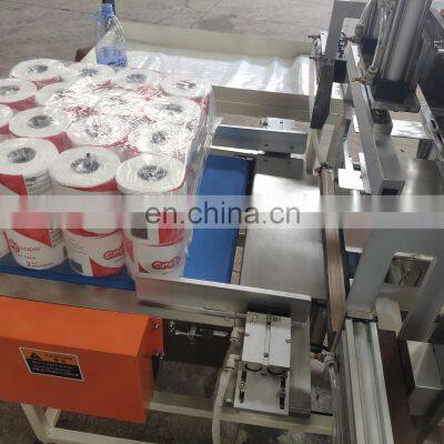 Semi Automatic Double Decks Toilet Paper Rolls Packing Machine
