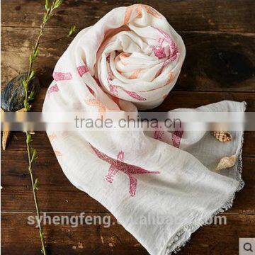 2015 New design latest fashion custom design high quality women printed scarf