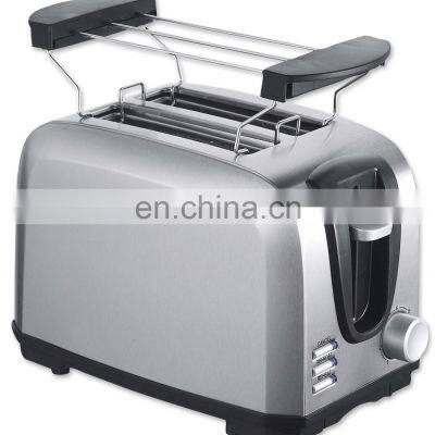 Factory price newest long toaster with bun warmer for sale