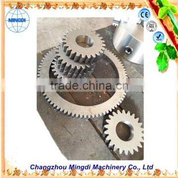 changzhou machinery Differential Spur gear Parts/ Steel Small Pinion tactical gear reduction for gear reduction boxes