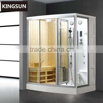 Luxury Design Dry & Wet Rectangle Home Portable Sauna Room K-7115