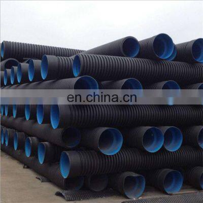 Wall Drainage Y Type Cross Junction Double 45 Degree Pe Plastic Fittings Hdpe Double-wall Corrugated Pipe