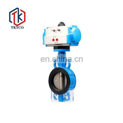 Tyco Valve China Manufacturer Wafer Type Pneumatic Control Butterfly Valves