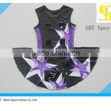 Custom New Style Sublimated Netball Dress With Underwear photo-5
