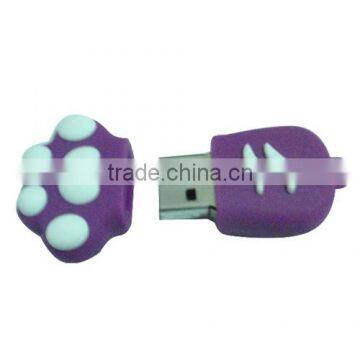 Environmental Soft PVC USD Flash Drives 2G/4G/8G/16G/32G photo-2