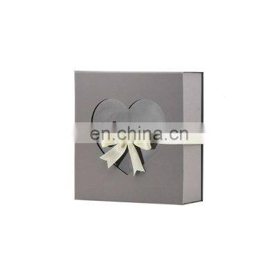 Wholesale bulk grey color magnetic folding style gift packaging paper box