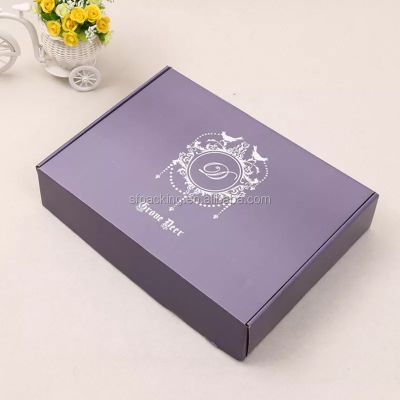 customized corrugated folding mailer pink boxes