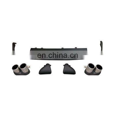 19-20 Rear Lip And tail throat  For Audi A6L Fit For S6