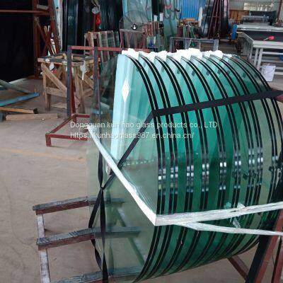 Furniture Glass Mesa 8 mm Transparent Toughened Glass Edge Grinding Glass Factory photo-2