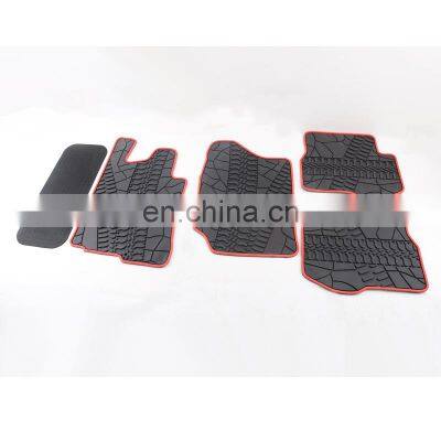 4 pcs Rubber Front Car Foot Pad Floor Mats for Suzuki Jimny SUV Car Parts Off Road Interior Accessories