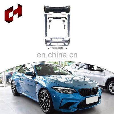 CH Custom Facelift Black Bumper Roof Spoiler Brake Turn Signal Lamp Auto Body Kits For BMW 2 series F22 to M2 CS