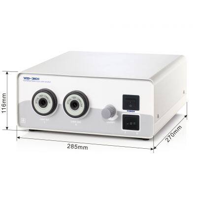 XD-301-150W Dual Holes Fiber Optic Endoscope Microscope Halogen Medical Cold Light Source photo-4