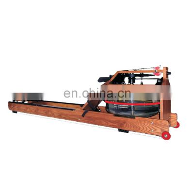 pine wood frame hot sale home gym solid wood pine wood water Rowing Machine