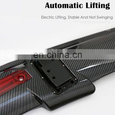 Popular Durable ABS Gloss Carbon Fiber Electric Brake Light Car Rear Trunk Tail Boot Spoiler For Buick Lacrosse 2010-2022 photo-4