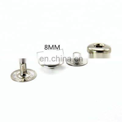 Nickle Free 8mm Copper Snap Button Push Button For Clothes photo-2