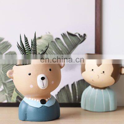 The New Listing Fox Plant Small Planter Decorative Sale Flower Ceramic Succulent Pot