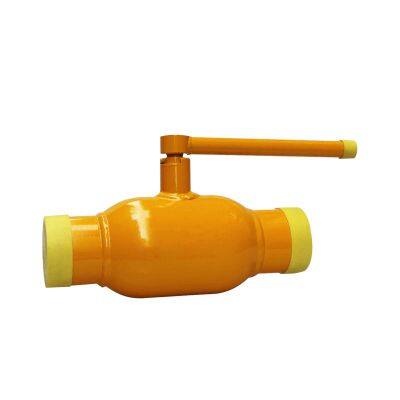 Manufacturer's supply handle type natural gas all welded ball valve