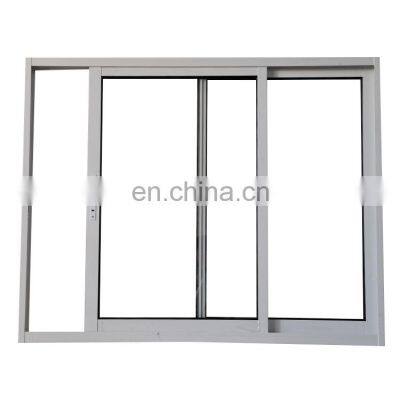 Matt Black Aluminum Frame AS2047 Certification Sliding Window Horizontal Aluminum Alloy Double Glazing Feilong Windows and Doors