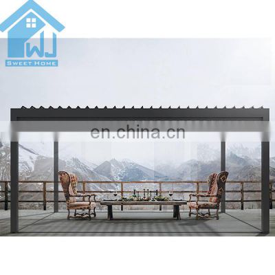 Wall Hanging Electric Shading Swimming Poor Louvered Roof Pergola Price