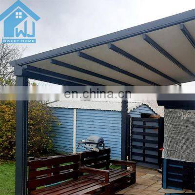 Folding  Modern Canopy Waterproof Retractable PVC  Pergola Awning