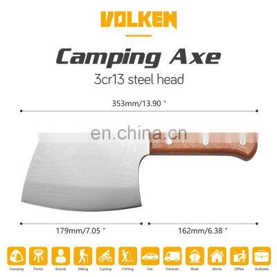 Good Quality Solid Wood Stainless Steel Material Inflatable Axe Laser Texture Technology Inflatable Axe photo-2