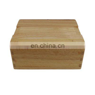 Wood Storage Box With Lid Natural Wood Box Case Container for Christmas Wedding Party Gift Jewelry Box photo-2