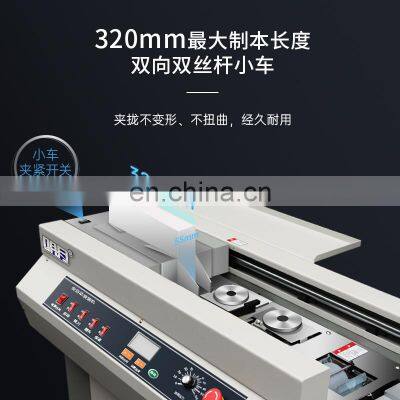 SPB-55HCA4 Soft Cover Book Binding Automatic a4 Book Making Processing Machine Side Glue Soft Cover Book Binder Binding Machine photo-4