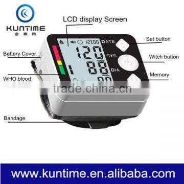  express Digital LCD Blood Pressure Monitor Heart Beat Meter Wrist