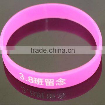 100% Pure Food Grade Bracelet En Silicone