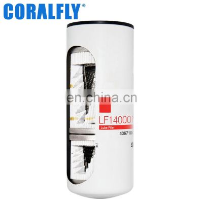 Coralfly Truck Oil Filter LF14000 for Fleetguard LF14000 Filtros De Aceite