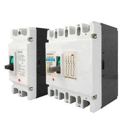 PV Solar System Electrical Molded Case Circuit Breaker DC MCCB in 1-4P photo-3