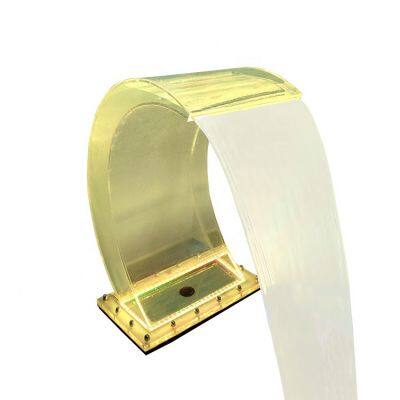 Pool Decoration Waterfall Fountain Acrylic Stainless Steel Swimming Pool Waterfall