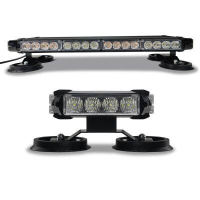 40LED Strobe Light Bar Double Side Flashing Emergency Warning Flash Light With Magnetic Base for Safety Vehicles Truck photo-2