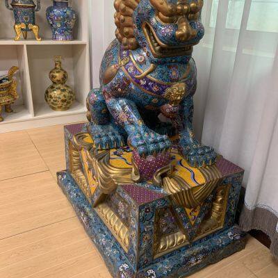 Chinese porcelain cloisonn é handicrafts, handmade ornaments, vases, mythical beasts, furniture decoration