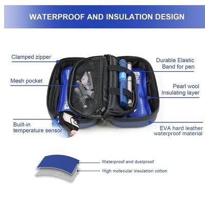 Portable Diabetic Storage Cooler Bag With Temperature Display photo-3