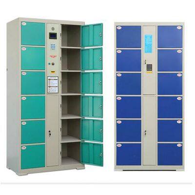 Commercial Smart Locker System for Shopping Malls – 12/24/36 Door Steel Storage Cabinet With Barcode Access | Bulk Order Available photo-3