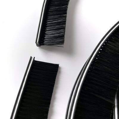 Clip On Profile Flexible Thermoplastic Rubber Strip Brush